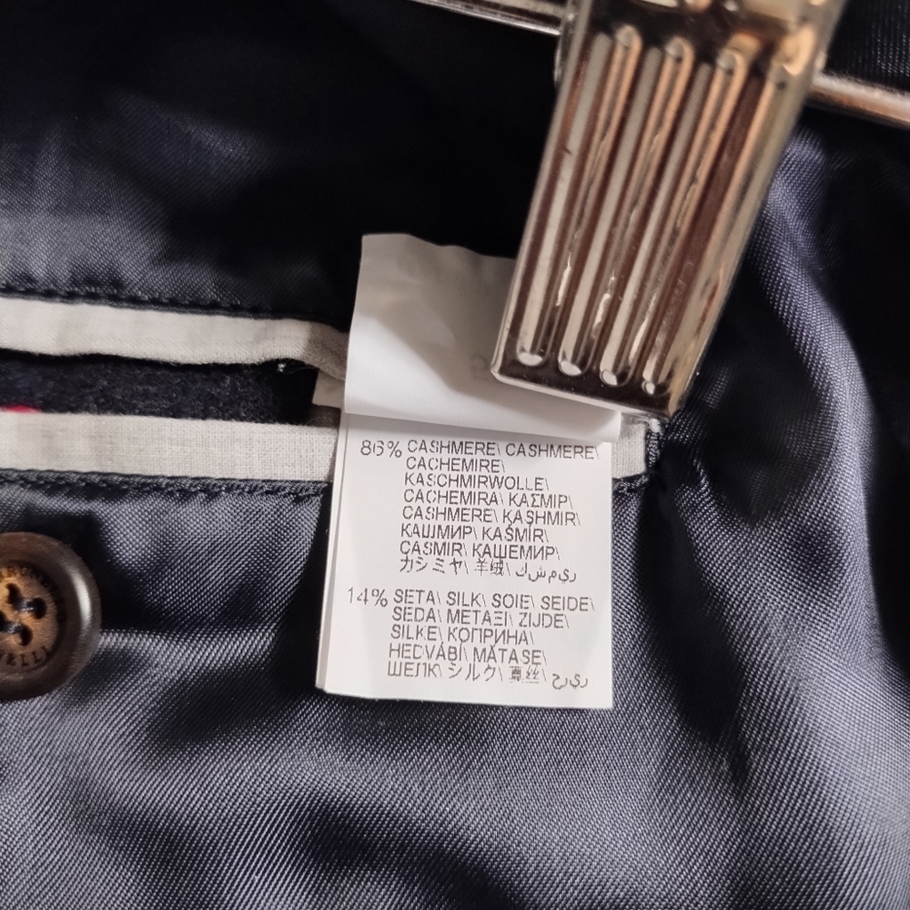 BRUNELLO CUCINELLI Navy Blue Cashmere+   Silk Sports Jacket 52 - Picture 9 of 9